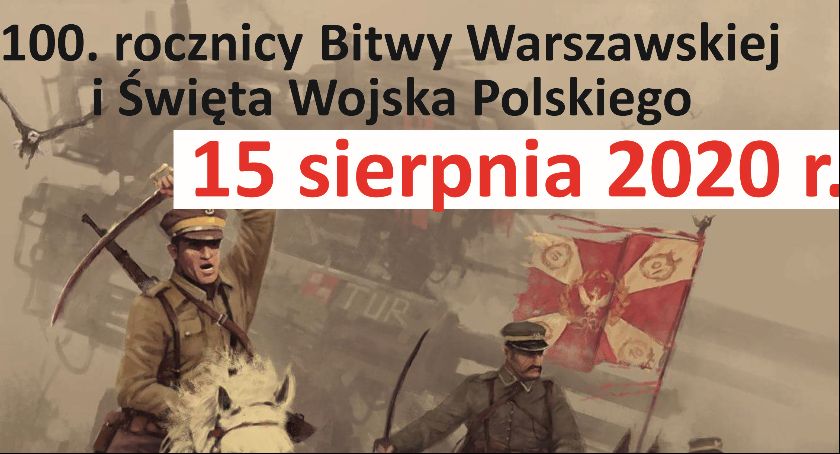 Żołnierze na koniach 100 rocznicy Bitwy Warszawskiej i Święto Wojska Polskiego
